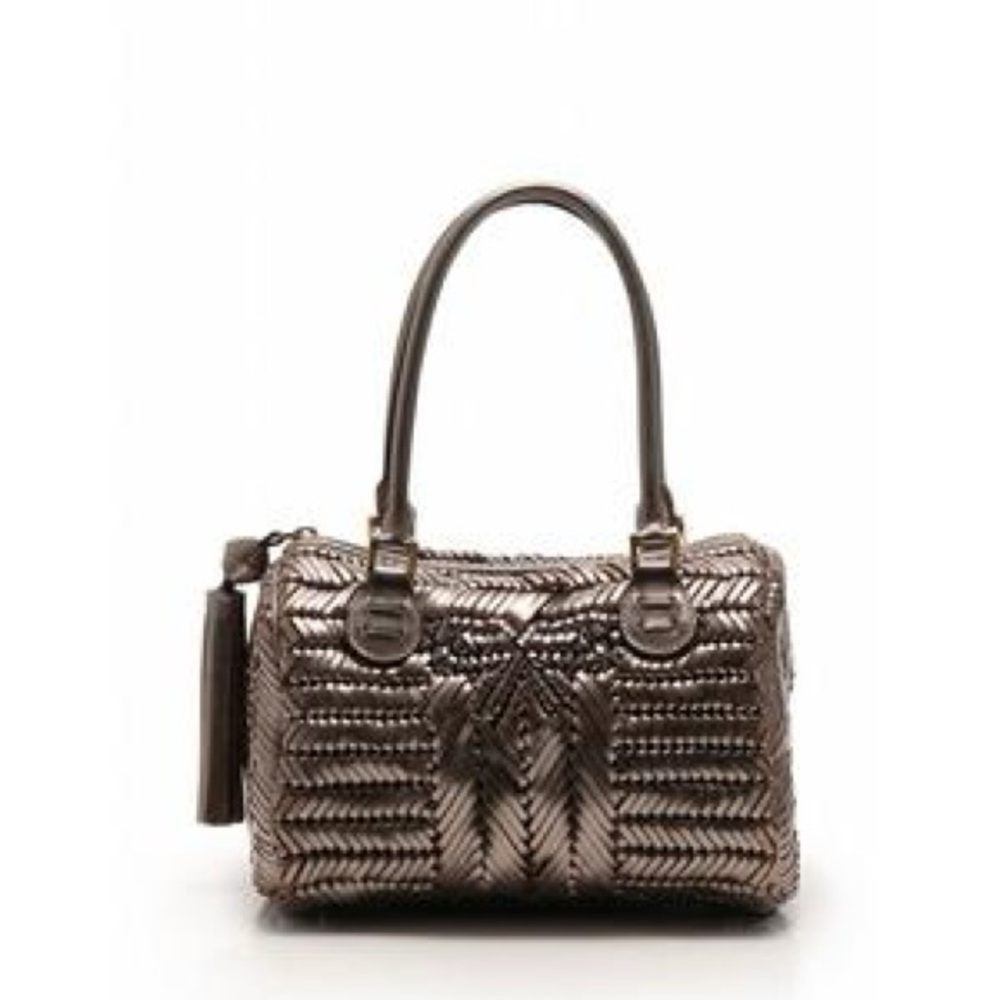 Anya Hindmarch  Interwoven satchel